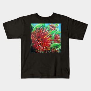 Pohutukawa, Native Christmas tree of Aotearoa Kids T-Shirt